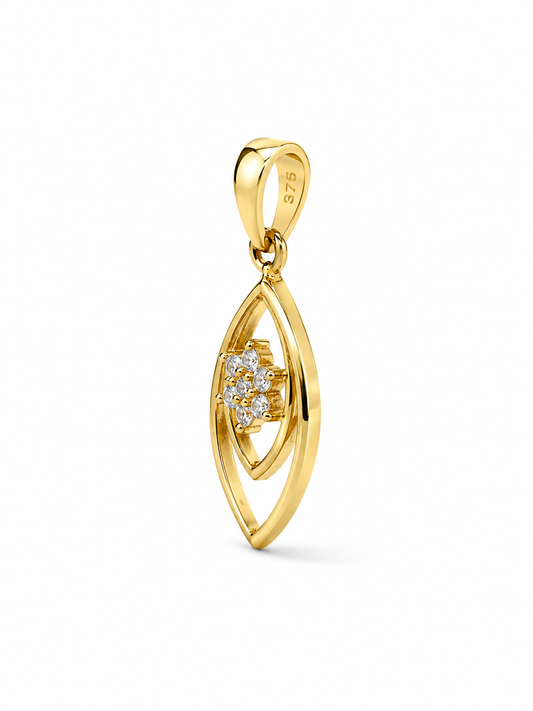 Petal 9 Karat Gold Pendant