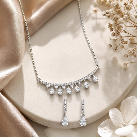 Classic Solitaire jewellery Set