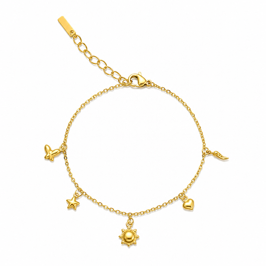 Sun & Stars Charm Bracelet