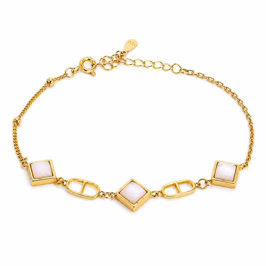 Geometric MOP Bracelet