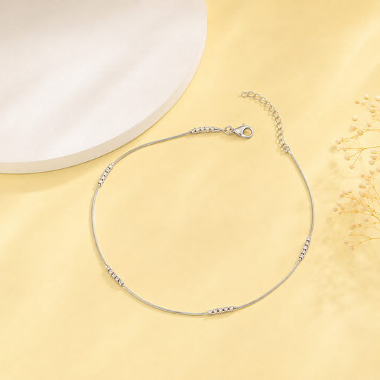 Minimal Snake Chain Anklet