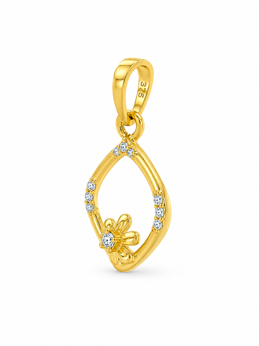 Petal 9 Karat Gold Pendant