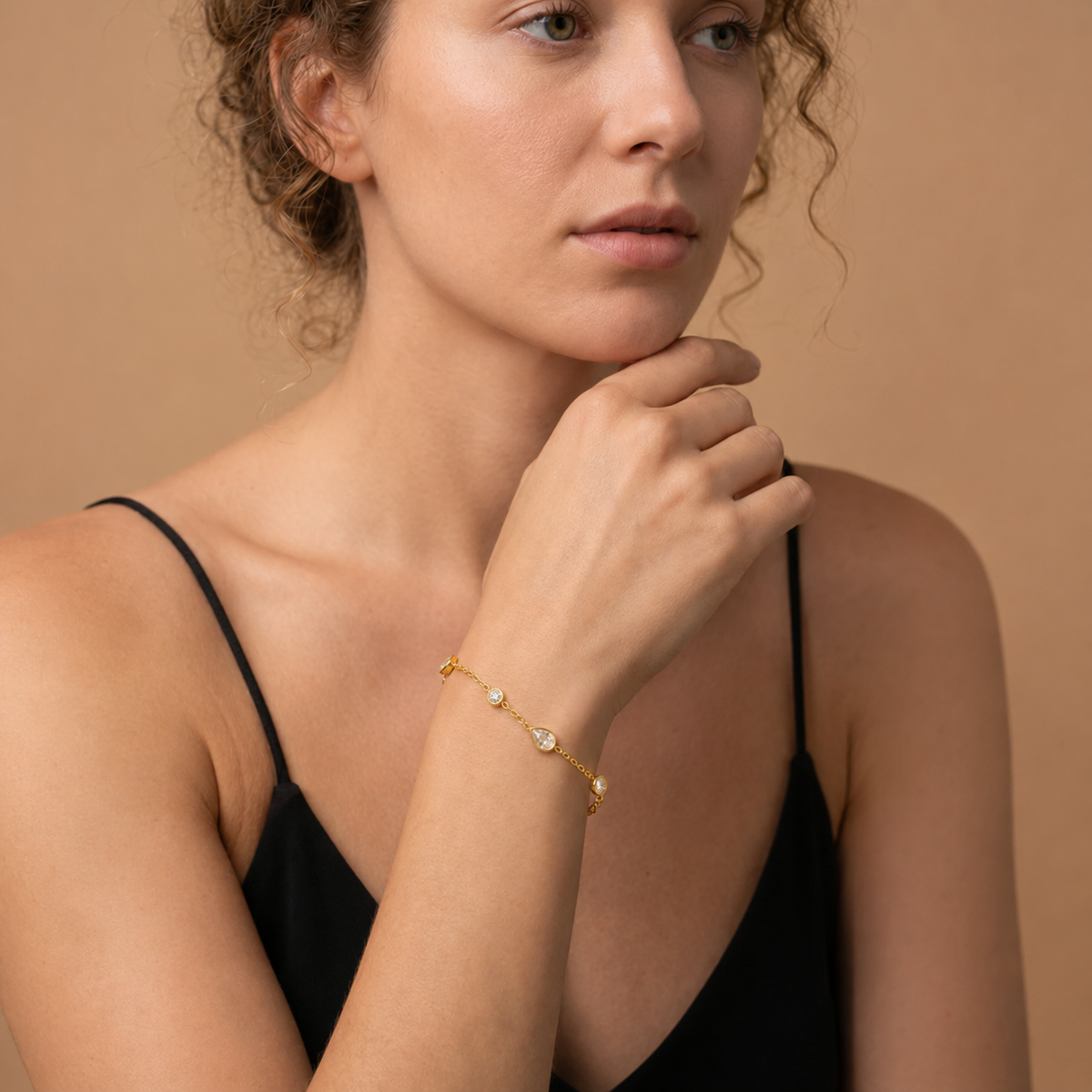 Radiant Teardrop Bracelet