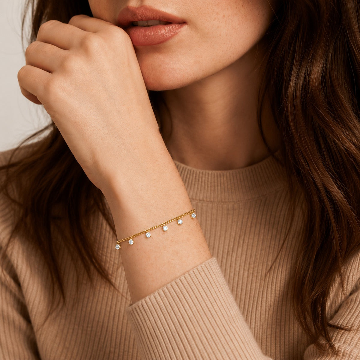 Cascade Crystal Bracelet