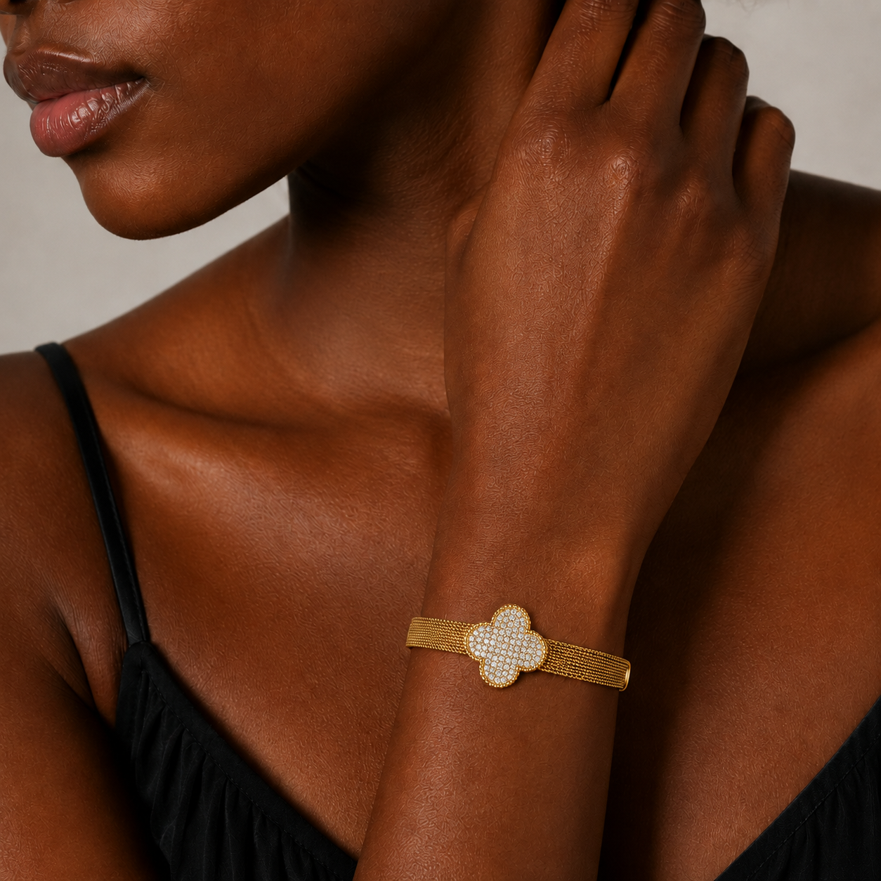forME by MINOUS Clover Mesh Bracelet