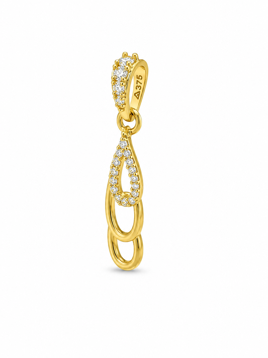 Grace Loop 9K Gold Pendant