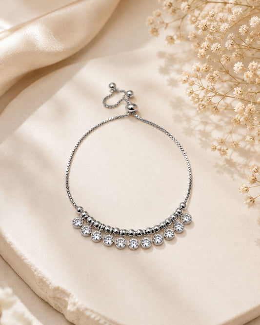 Crystal Charm bead Bracelet