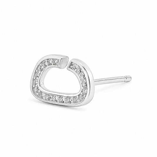 Seren Oval Spark Studs