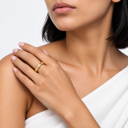 Crystal Edge Ring