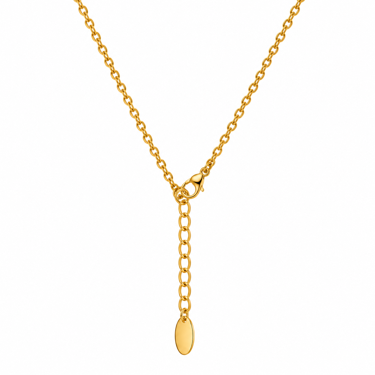 Golden Floral Heart Necklace