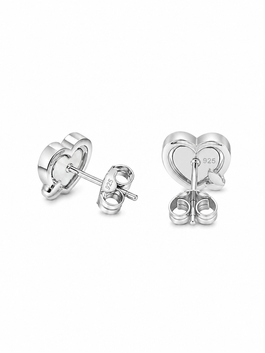 Pearl Love Stud Earrings
