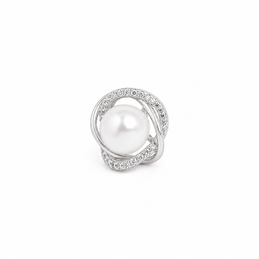 Grace Loop Pearl Studs