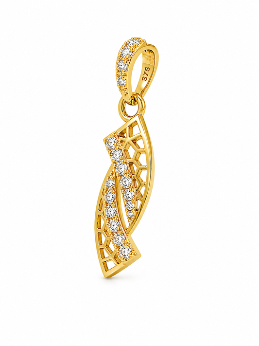Diamond Twist Pendant