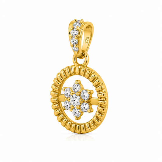 Bloom 9 Karat Gold Pendant