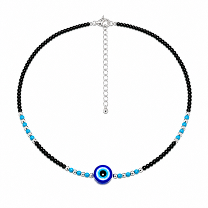 Evil Eye Beaded Anklet