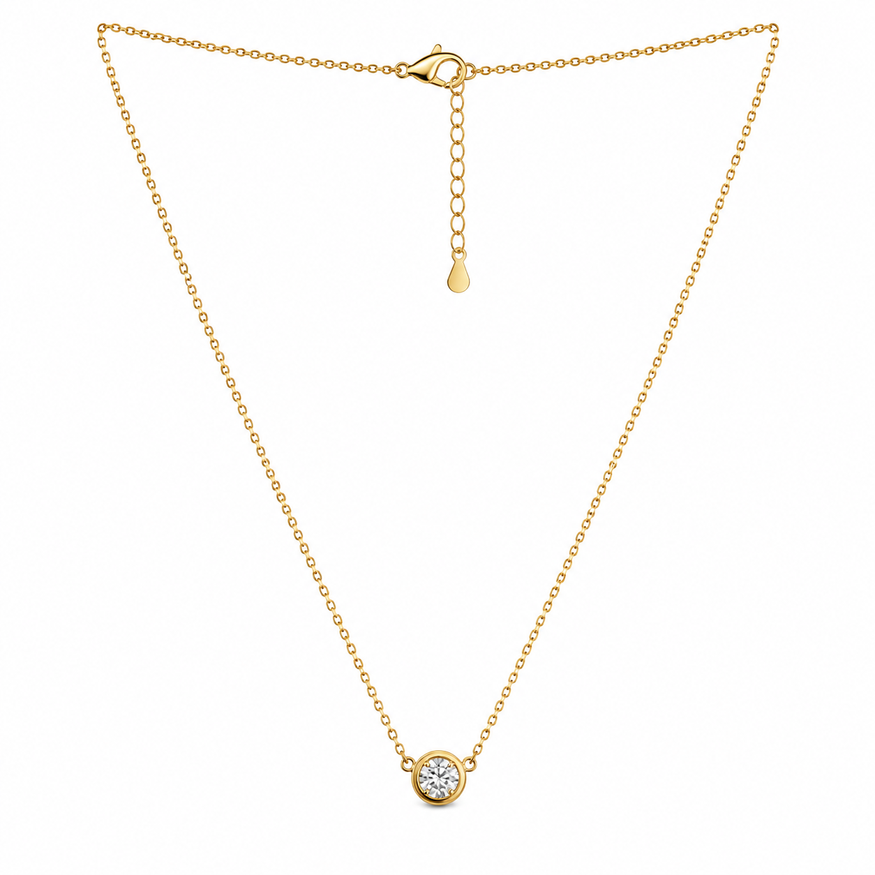 Solitaire Spark Necklace