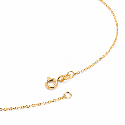 Silver Grace Pearl Accent Golden Necklace