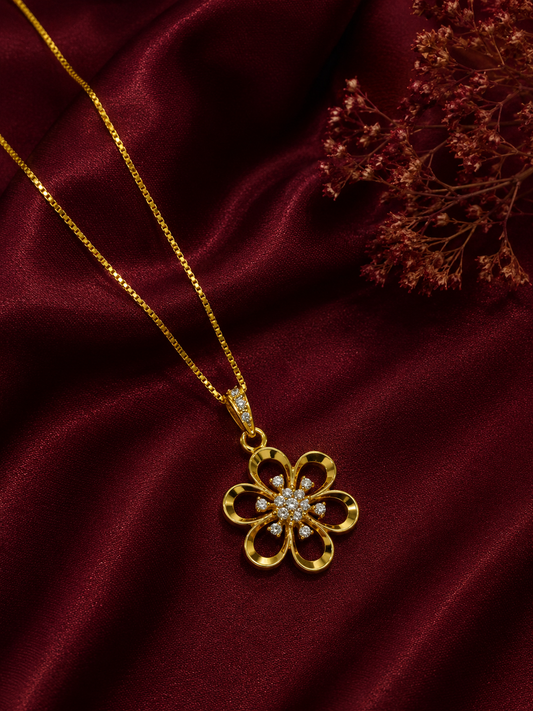 Bloom Spark 9K Gold Pendant