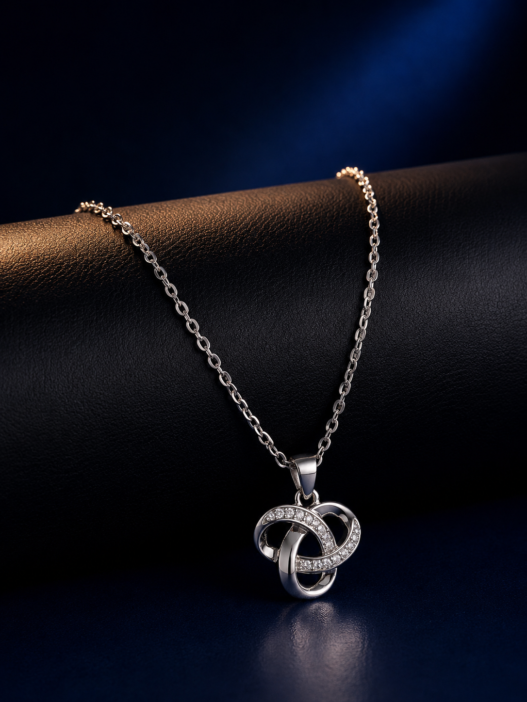 Infinity Knot Sparkle Necklace