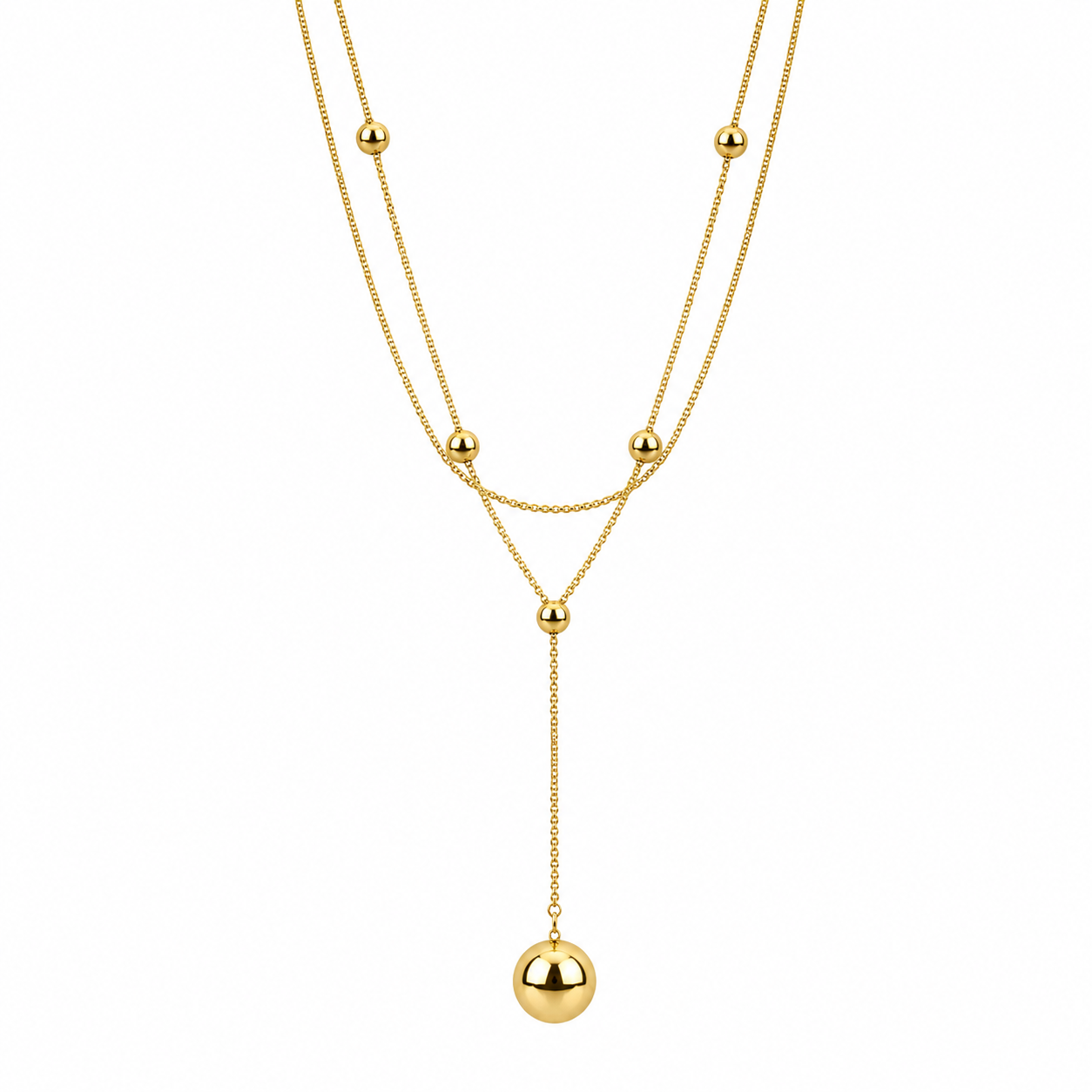 Demi Fine Celeste Layered Drop Necklace