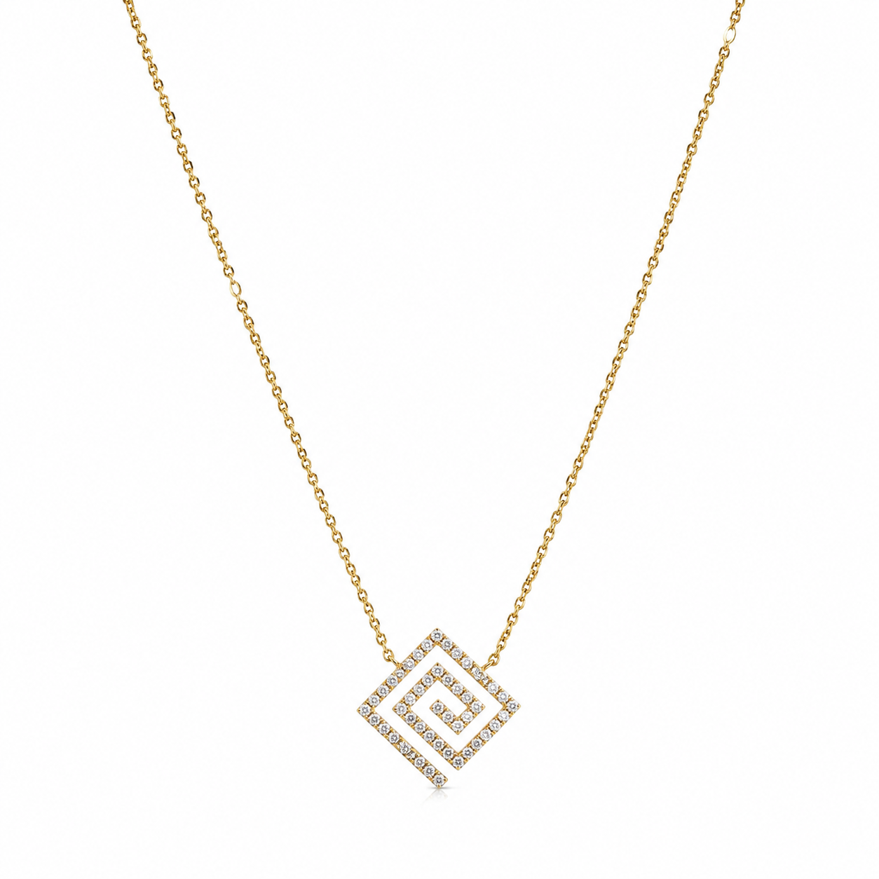 Demi Fine Geometric Spark Pendant Necklace