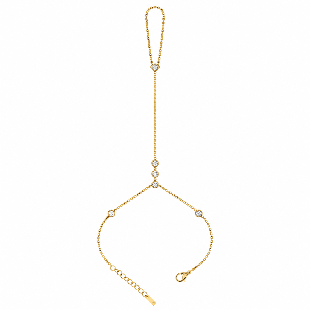 Demi Fine Celeste Crystal Hand Chain Bracelet
