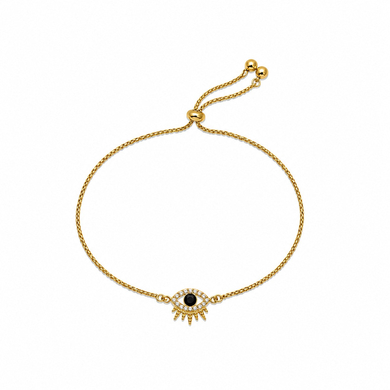 Demi Fine Evil Eye Slider Bracelet