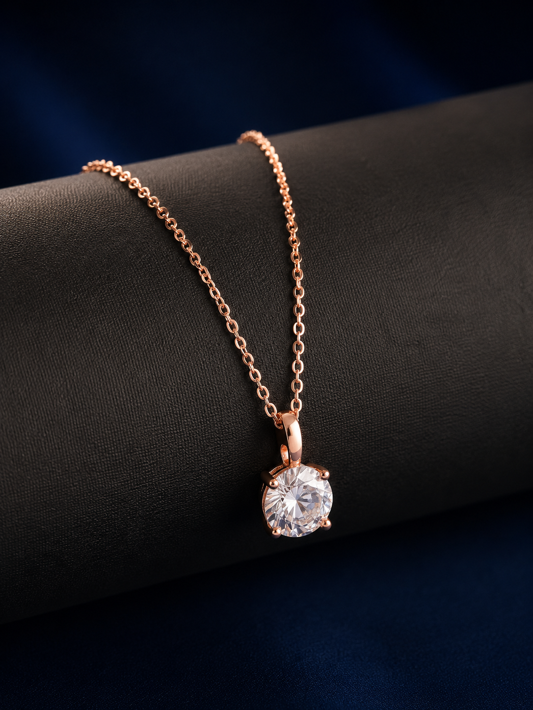 Classic Solitaire Glow Necklace