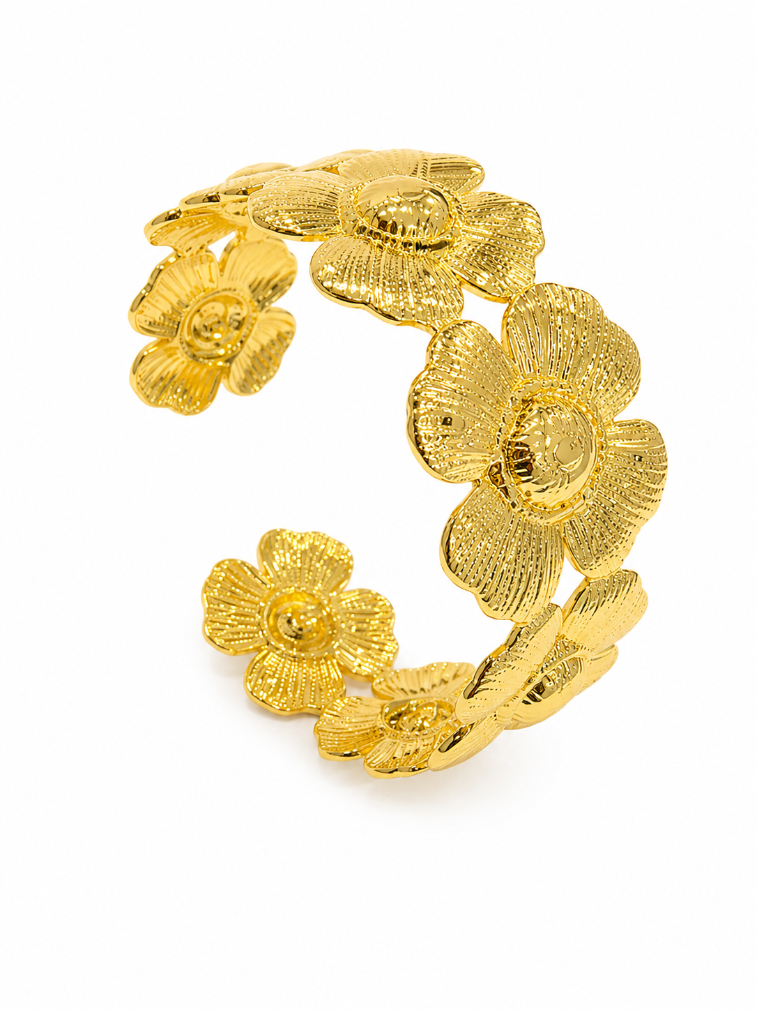 Demi Fine Golden Meadow Cuff Bracelet