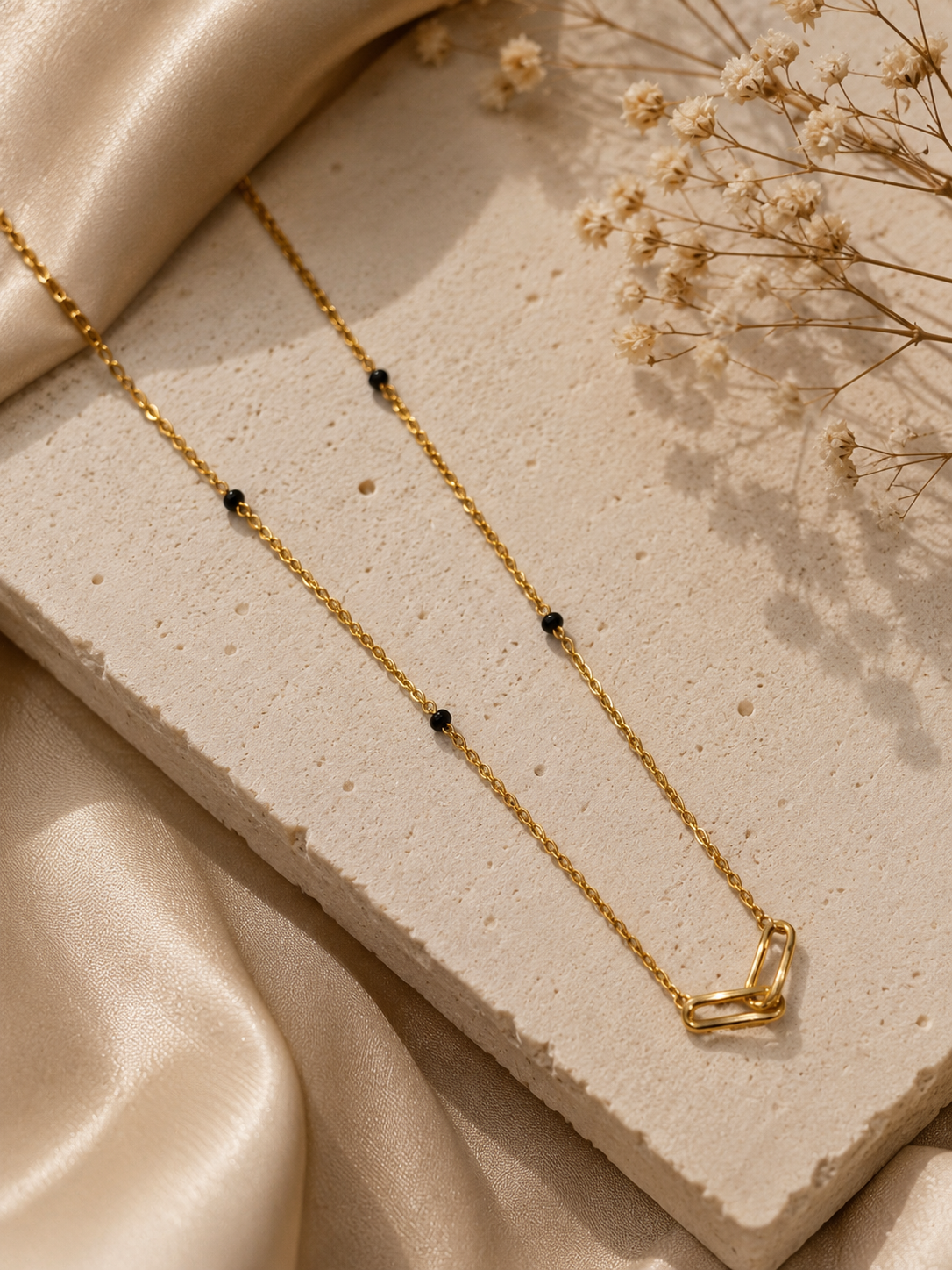 9K Gold Modern Link Mangalsutra