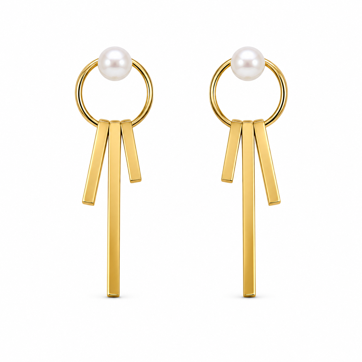 Demi Fine Pearl Tassel Drop Earrings