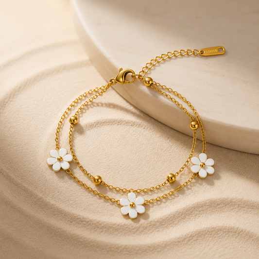 Demi Fine Daisy Bloom Bracelet