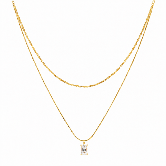 Demi Fine Layered Radiance Pendant Necklace