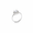 Silver Oval Halo Adjustable Ring