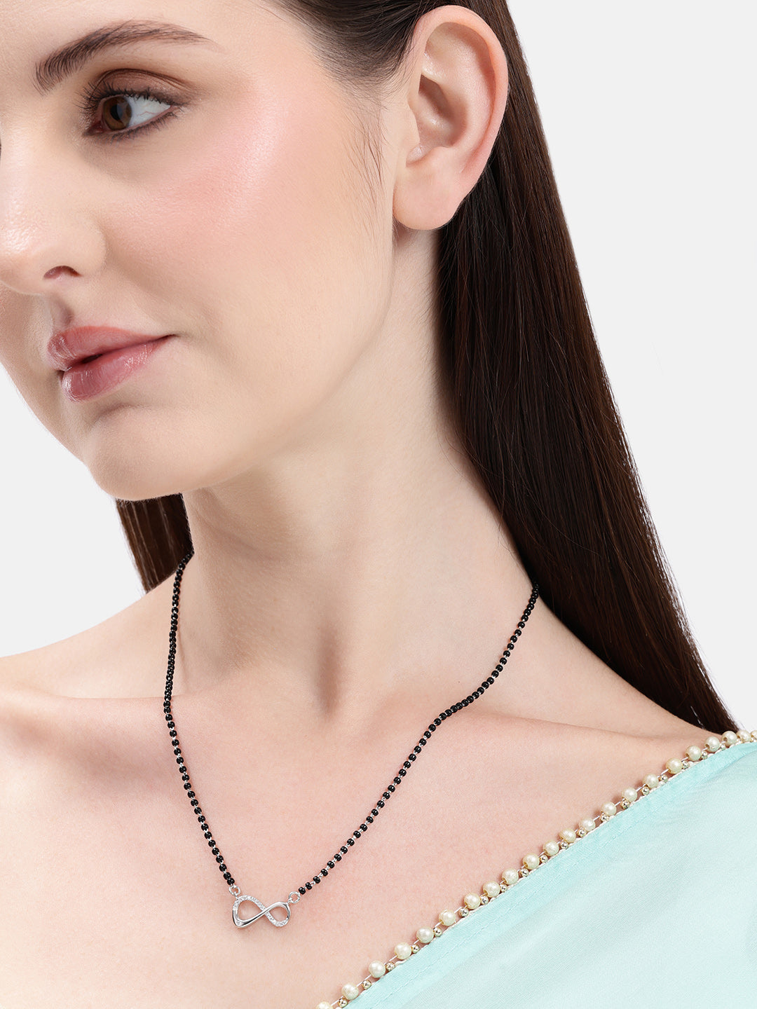 925 Silver Celeste Infinity Mangalsutra