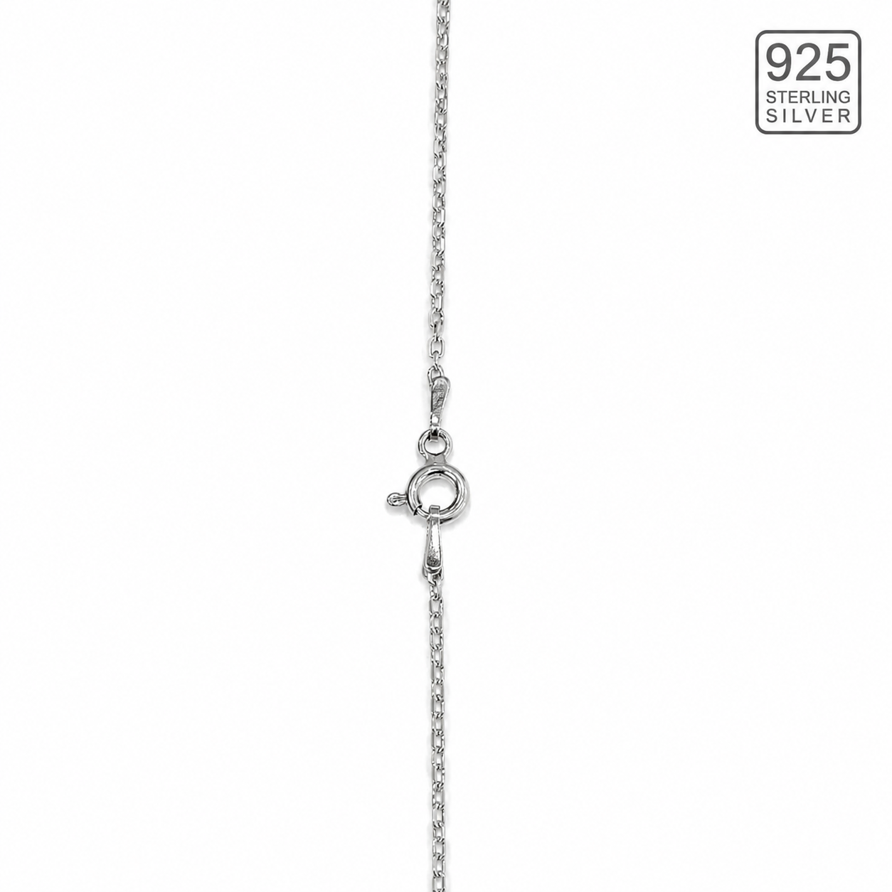 Silver Classic Ruby Necklace