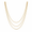 Demi Fine Triple Layer Snake Chain Necklace