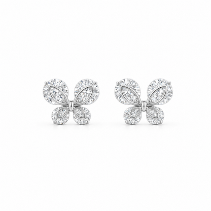 Butterfly Sparkle Stud Earrings
