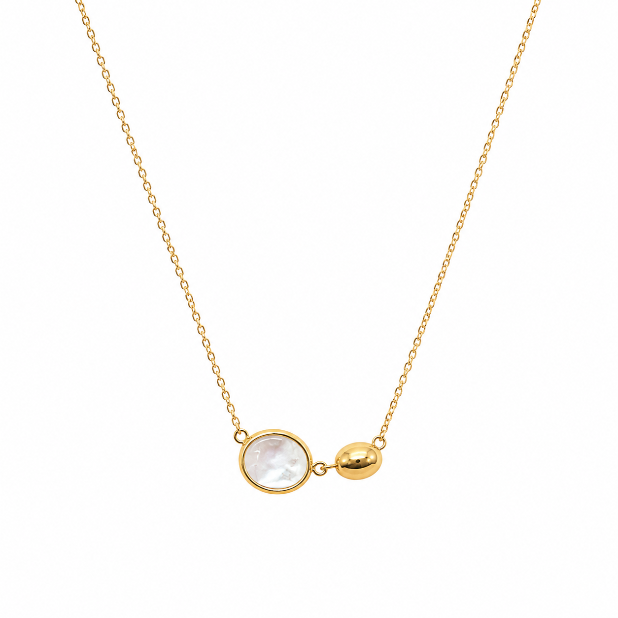 Demi Fine Gold-Tone Mother of Pearl Necklace