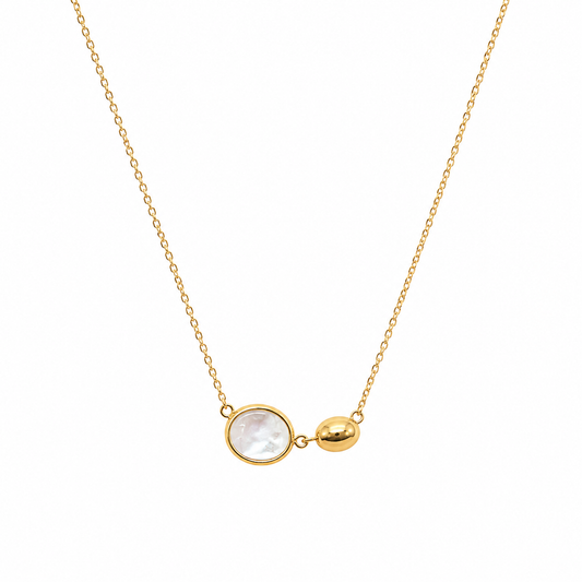 Demi Fine Gold-Tone Mother of Pearl Necklace