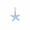 Silver Blue Starfish Pendant