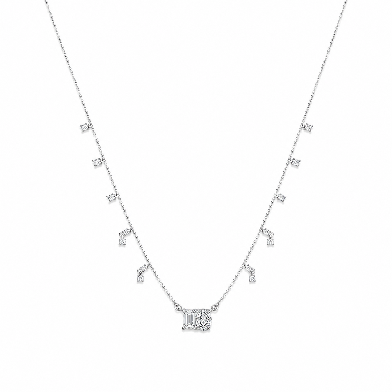Sterling Silver Luxe Duo Necklace