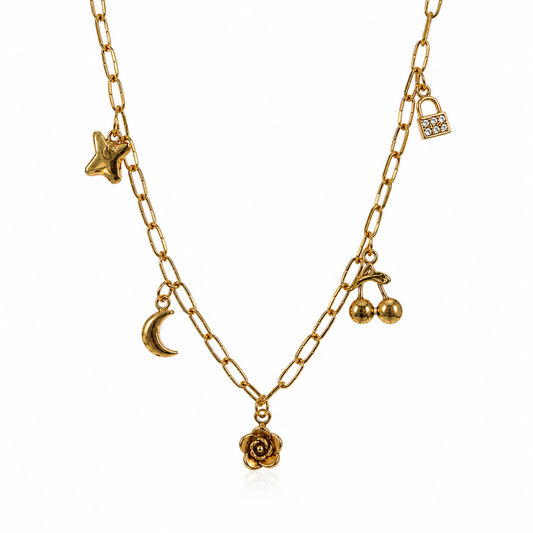 Demi Fine Charm Story Necklace