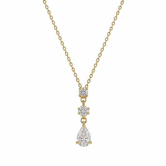 Demi Fine Triple Drop Pendant Necklace
