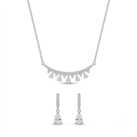 Sterling Silver Classic Solitaire Necklace