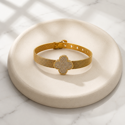 forME by MINOUS Clover Mesh Bracelet