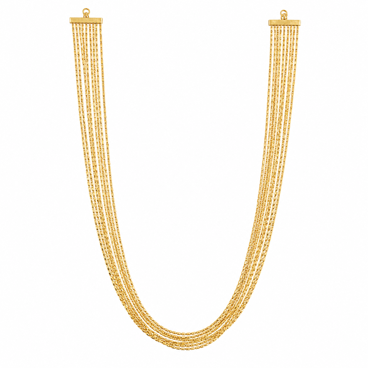 Demi Fine Multi Layer Gold Choker