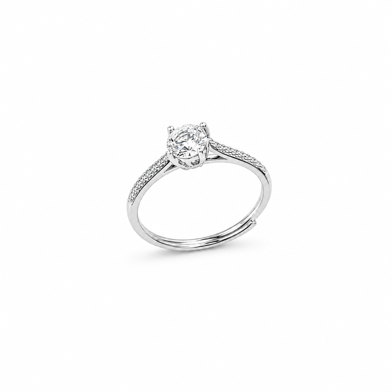 Silver Timeless Sparkle Ring