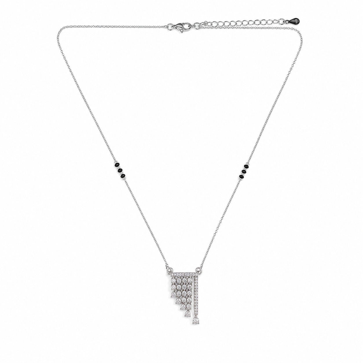 Silver Luxe Tassel Mangalsutra