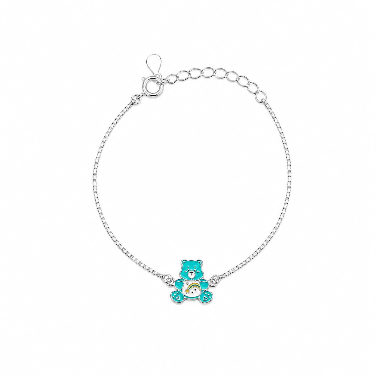 925 Silver Fairy Enamel Kids Bracelet